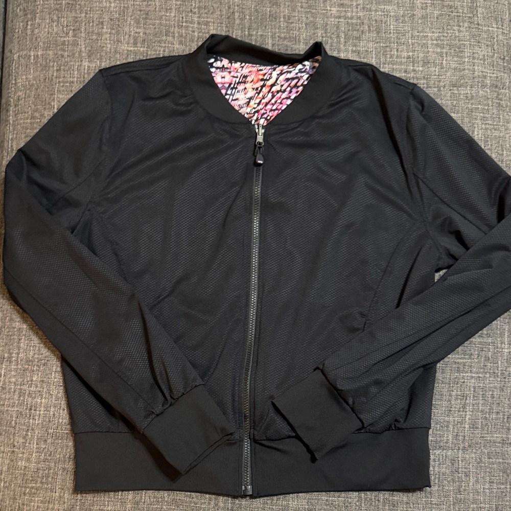 Zella Reversible Workout Bomber Jacket - Picture 2 of 6